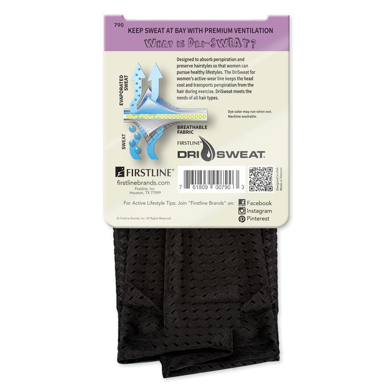 Dri Sweat Flex Active Wear Mesh Bandana , Black, 0.2 x 6.5 x 5 inches - Image 2
